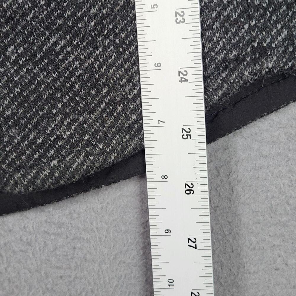 Banana Republic Shirt Jacket Mens Small Gray Herringbone Button Front Lined - Picture 4 of 16